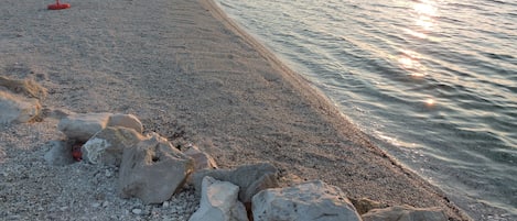 Beach nearby, sun-loungers