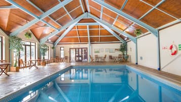 Indoor pool, a heated pool