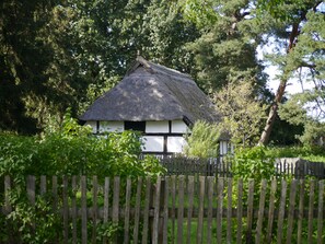 Property grounds - Apartment for 5p., 450m v. Beach entrance and nature park with shifting dunes (Rowy)