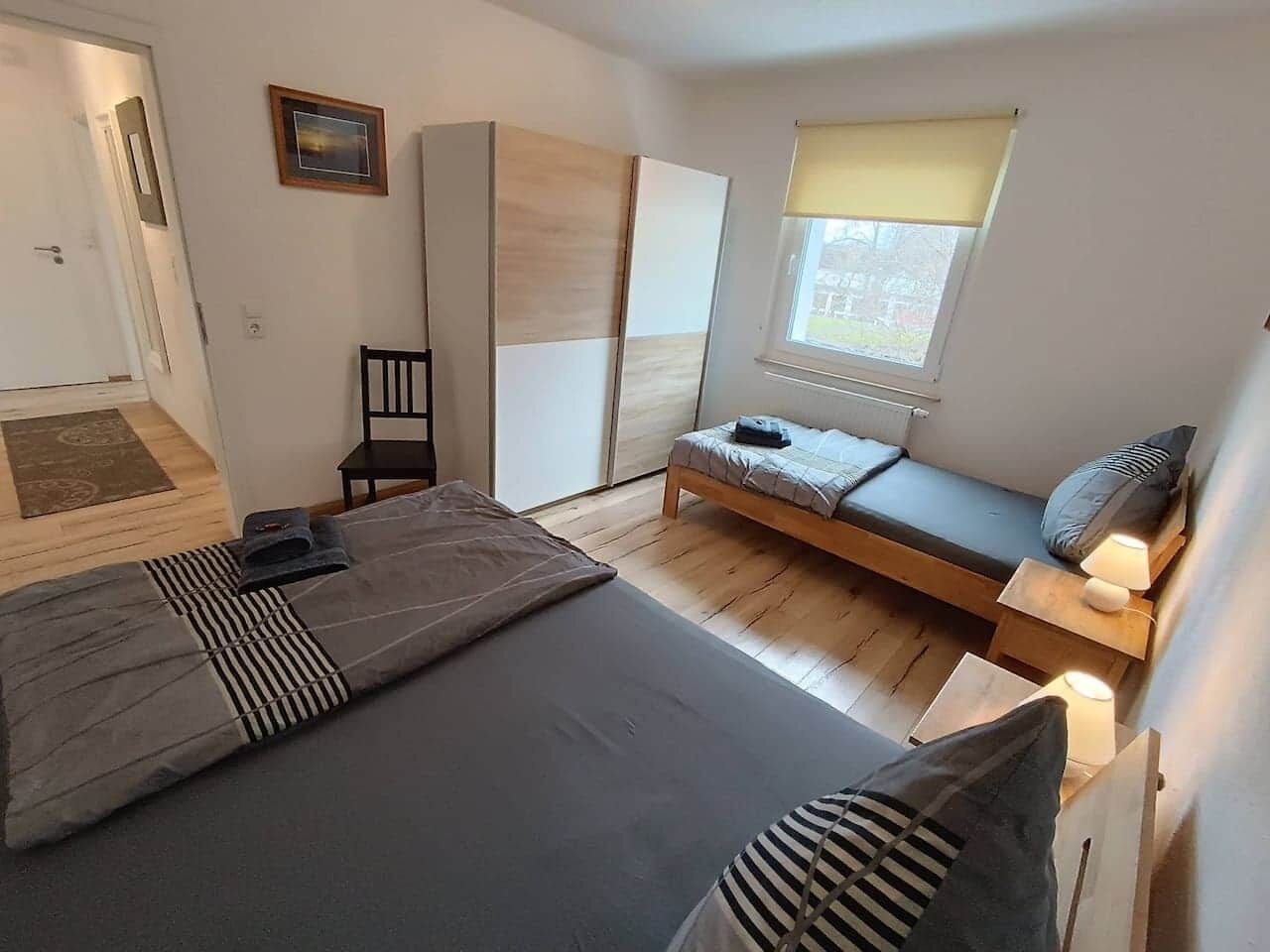 2 bedrooms, iron/ironing board, free WiFi, bed sheets