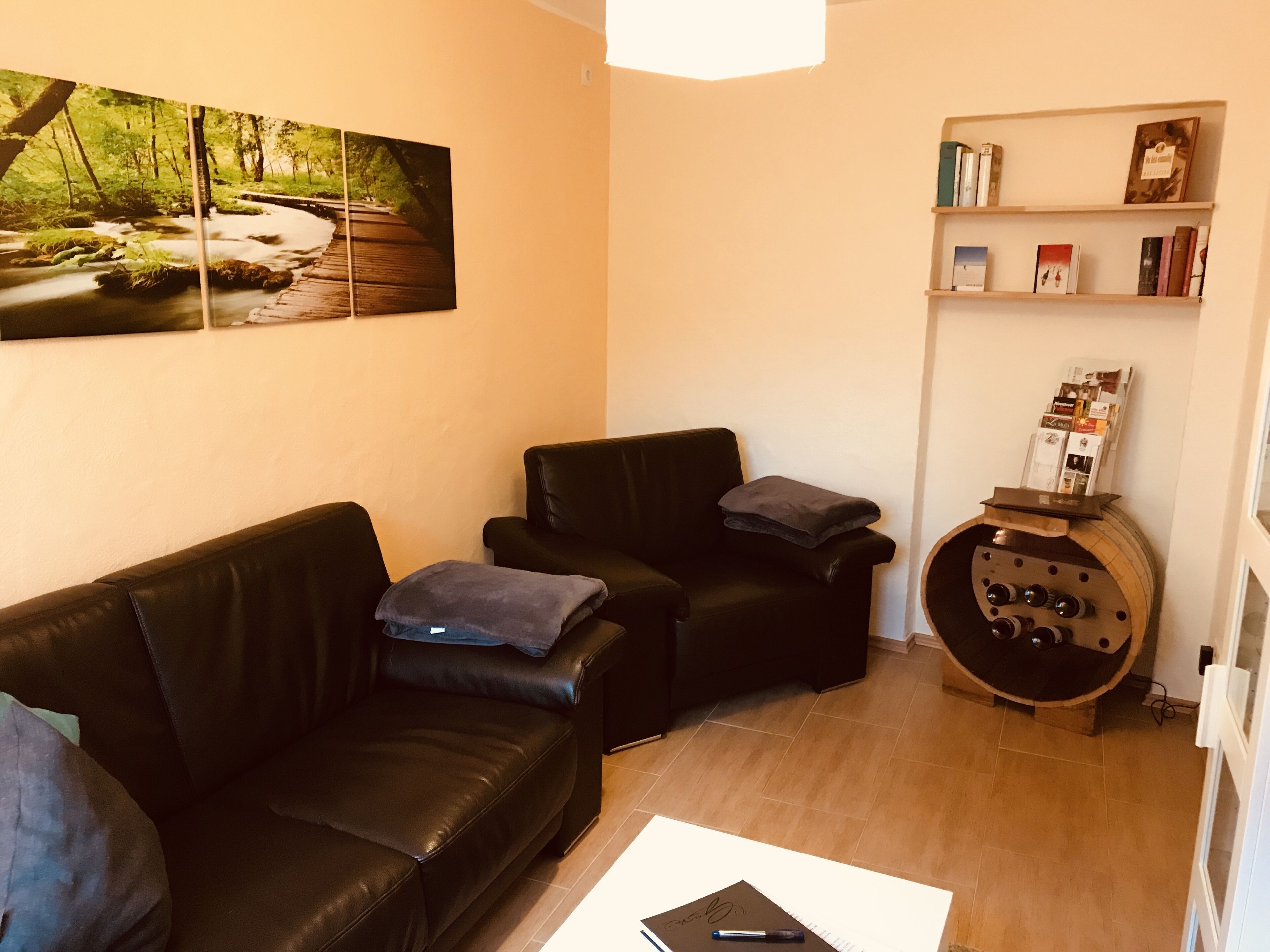 cozy apartment on the stream in the beautiful Moselle Pomerania