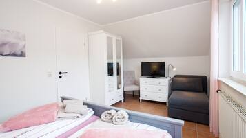 2 soveværelser, strygejern/strygebræt, weekendseng, gratis Wi-Fi