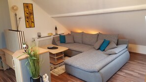 TV, books - Cozy apartment for adults only for non-smokers, with beautiful outdoor facilities (Irrel)