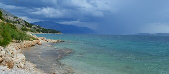Vacaciones junto al mar / aplicación de estudio 