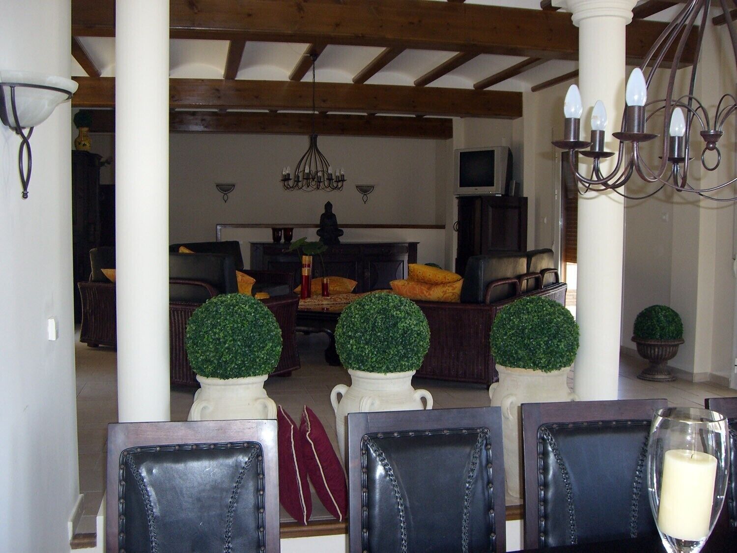 luxury villa with swimming pool and children's pool with breathtaking view