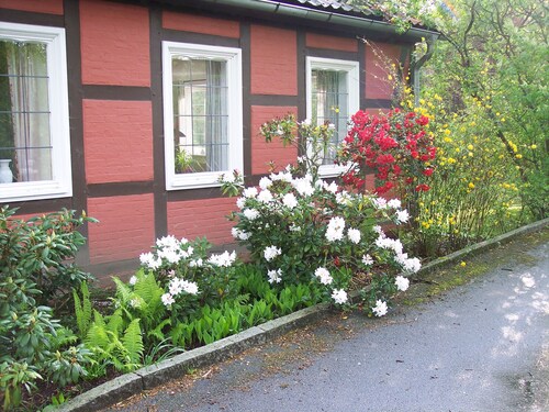 Rest and relaxation: Apartment in a historic half-timbered house