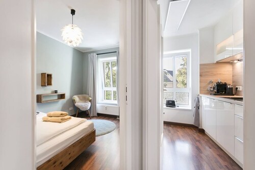 Design-Apartment im Villenviertel