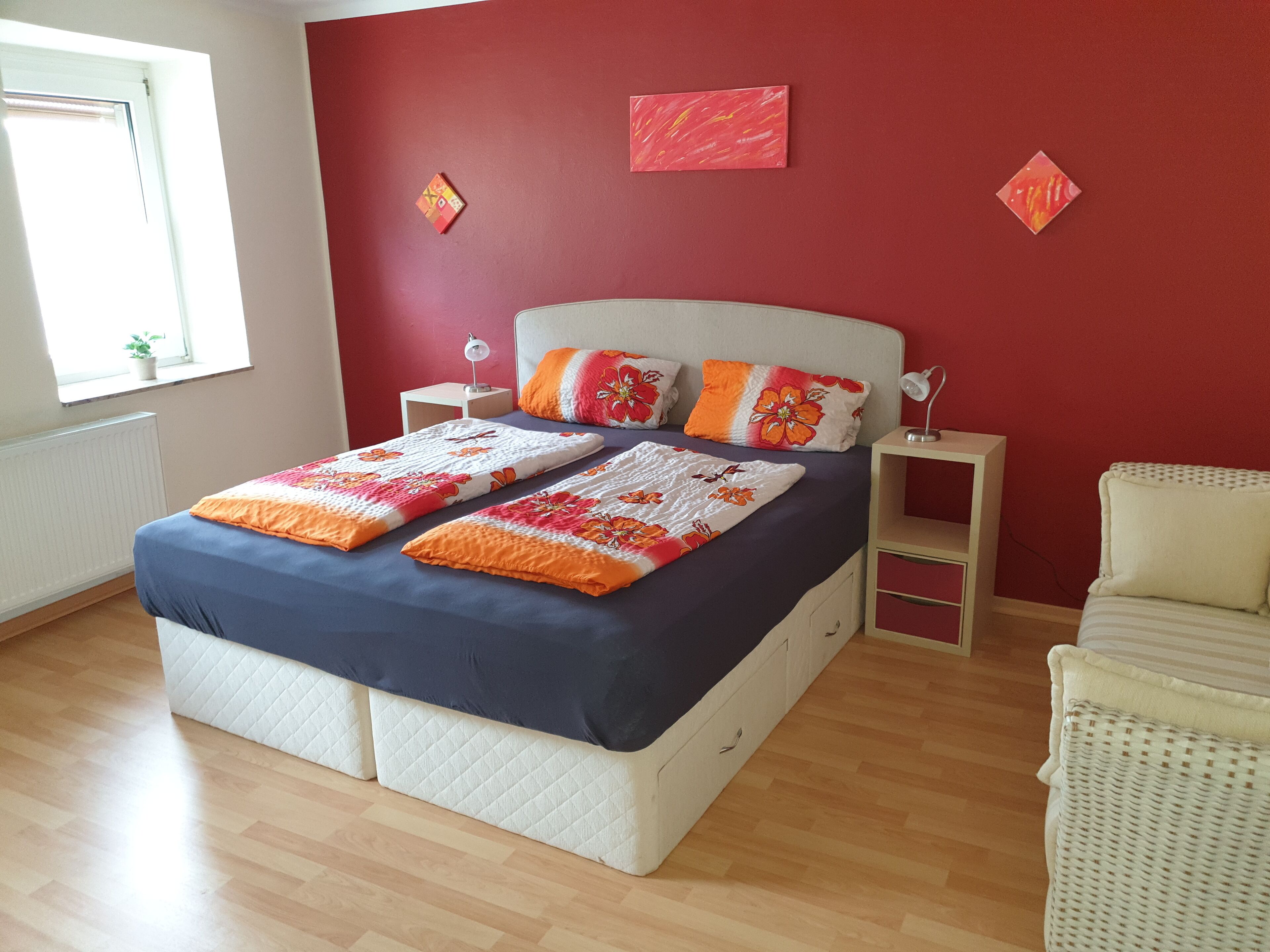 Very nice apartment with a balcony in the countryside