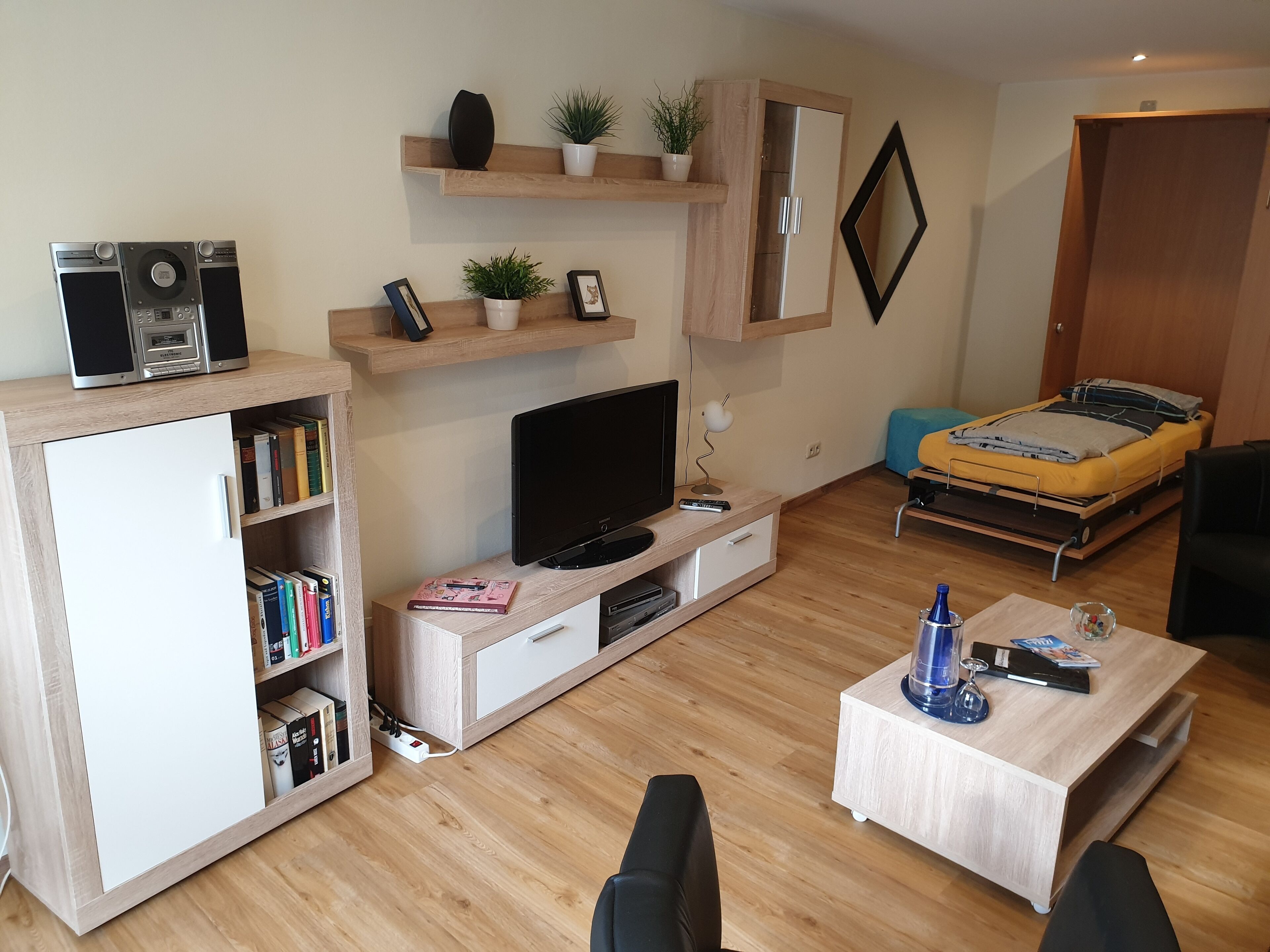 Very nice apartment with a balcony in the countryside