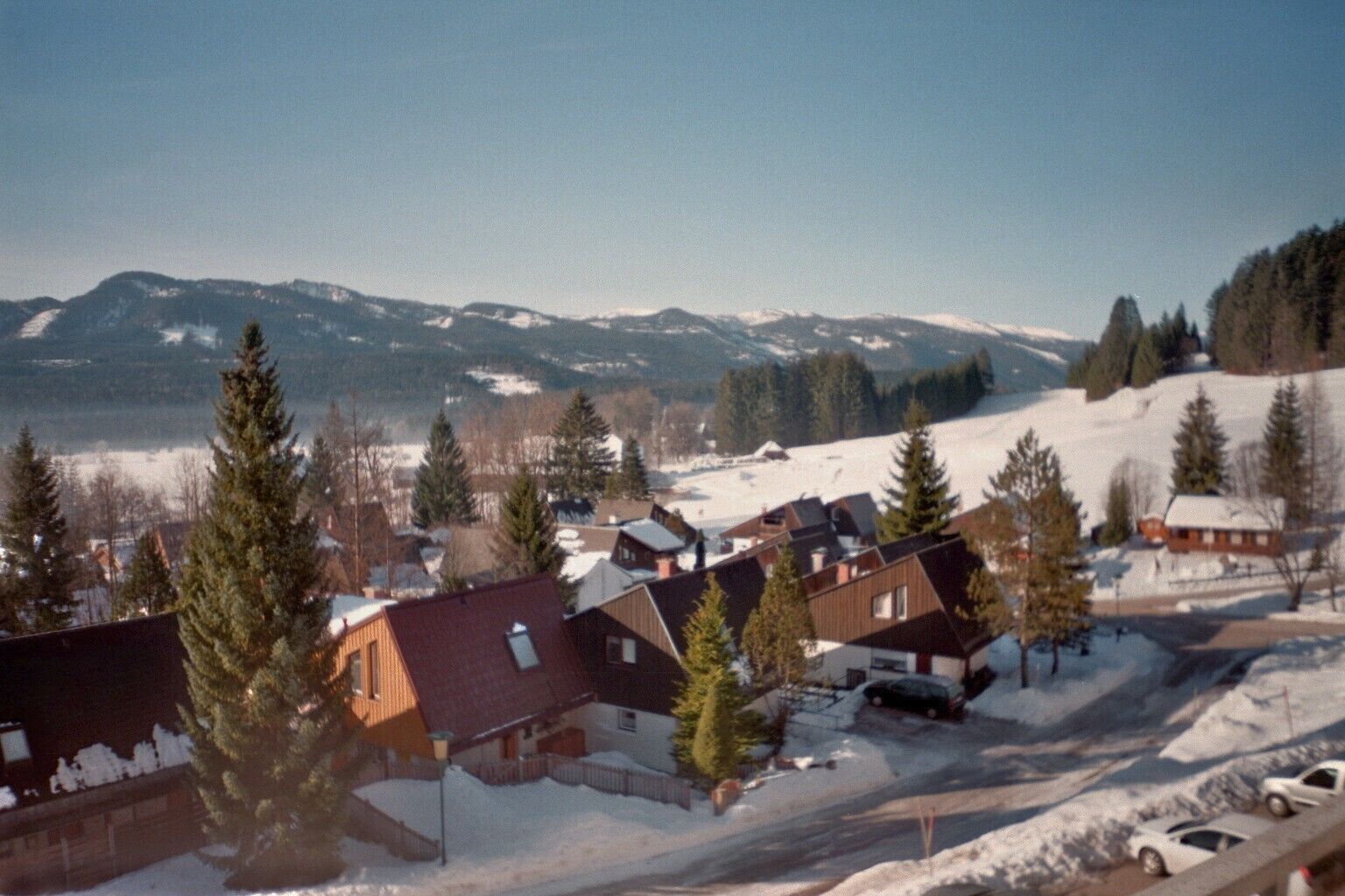 Panoramic view from balcony