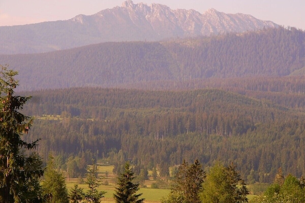 Panoramablick vom Balkon