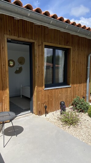 Terrace/patio - Villa 4 bedrooms Air-conditioned - Heated pool - Near ocean 4**** (Messanges)