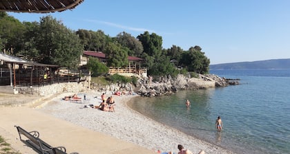 Family-friendly country house Marie with heated pool, barbecue area, 5 persons