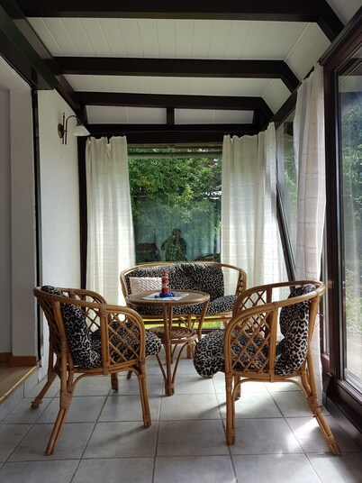 Characteristic holiday home directly at the nature reserve and near the beach