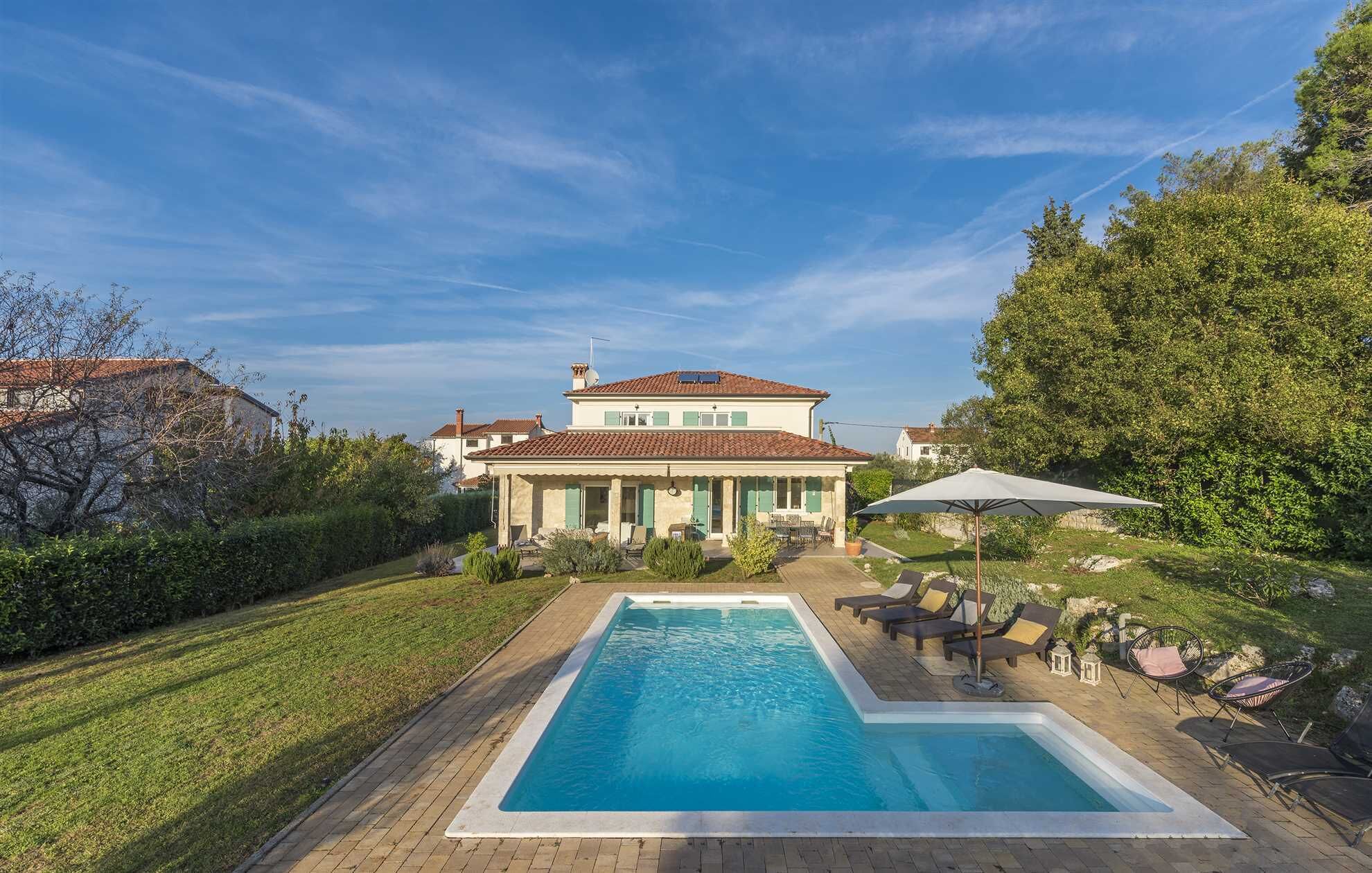 Et oppvarmet basseng