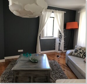 TV, DVD player, books