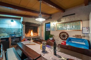 Dining - House bungalow Sole with pool in Porec (Poreč)