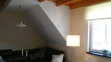 Fernseher, Kamin, BĂŒcher