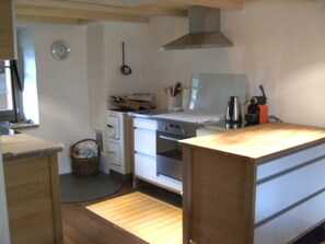 Fridge, microwave, oven, stovetop - MODERN ORIGINAL CHALET IN A BEST LOCATION Near Disentis and Sedrun (Curaglia)