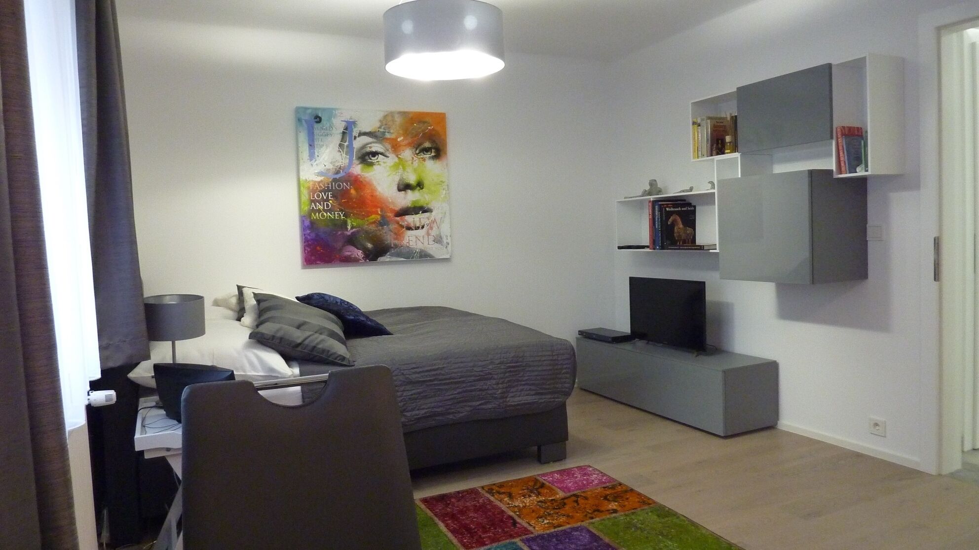 Apartment in the countryside and private garden with good transport links to the center