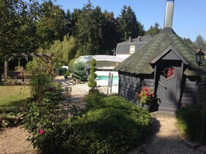 Innenpool, Liegestühle