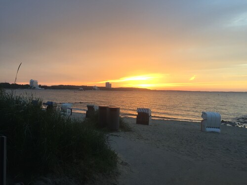 3 room apartment new and modern 280 meters to the beach WLAN all year round