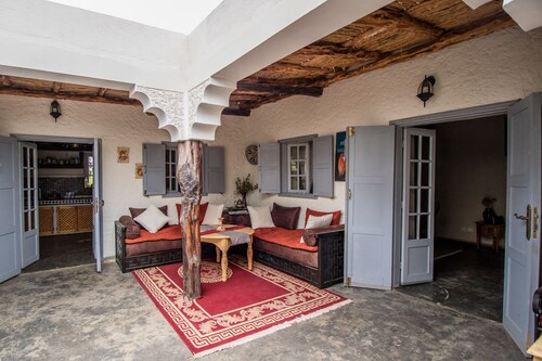 Villa Tigmin Eden with traditional Moroccan decor.