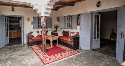 Villa Tigmin Eden with traditional Moroccan decor.