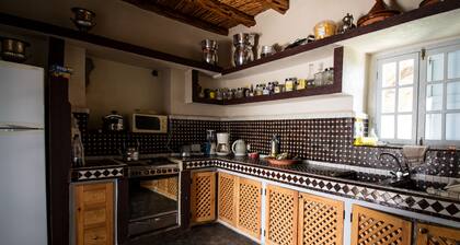 Villa Tigmin Eden with traditional Moroccan decor.