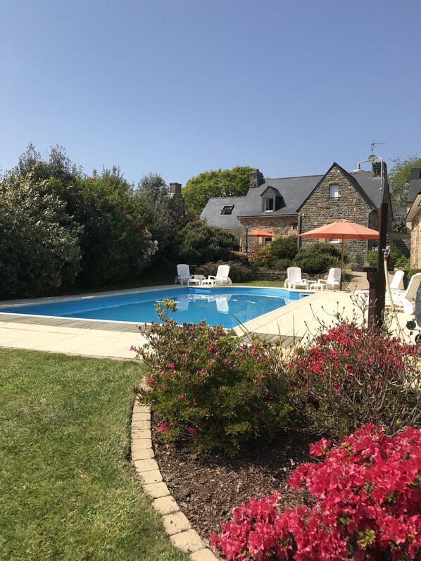 Udendørs pool, opvarmet pool