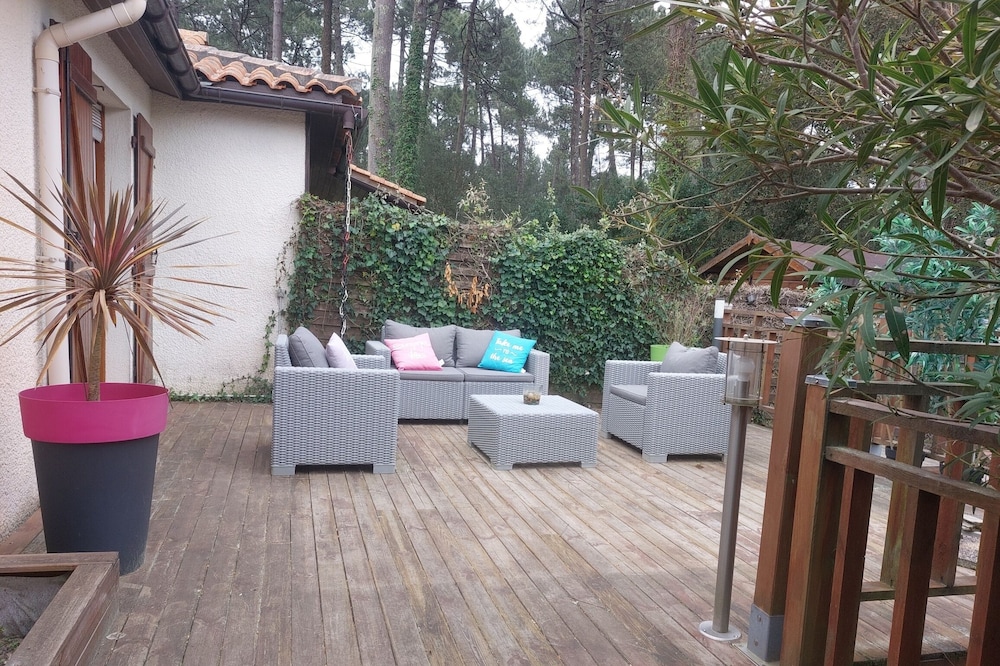 House sleeps 8 under the pines