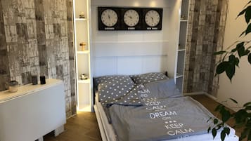 1 chambre, fer et planche à repasser, Wi-Fi gratuit, draps fournis