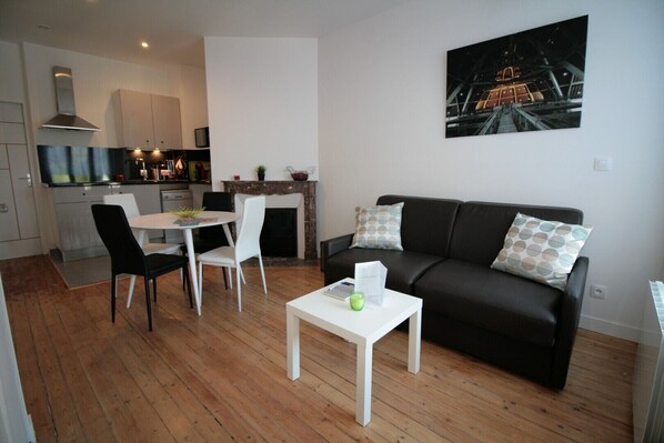 Télévision, lecteur de DVD, livres