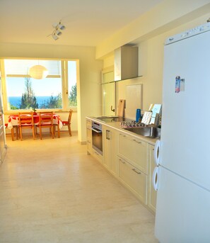 Fridge, oven, stovetop, dishwasher - Apartments in Holiday home Lemoni in Corfu (Pelekas Korfu)