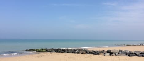 Aan het strand