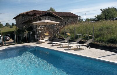 casa de campo en el corazón de Ségala (lote)