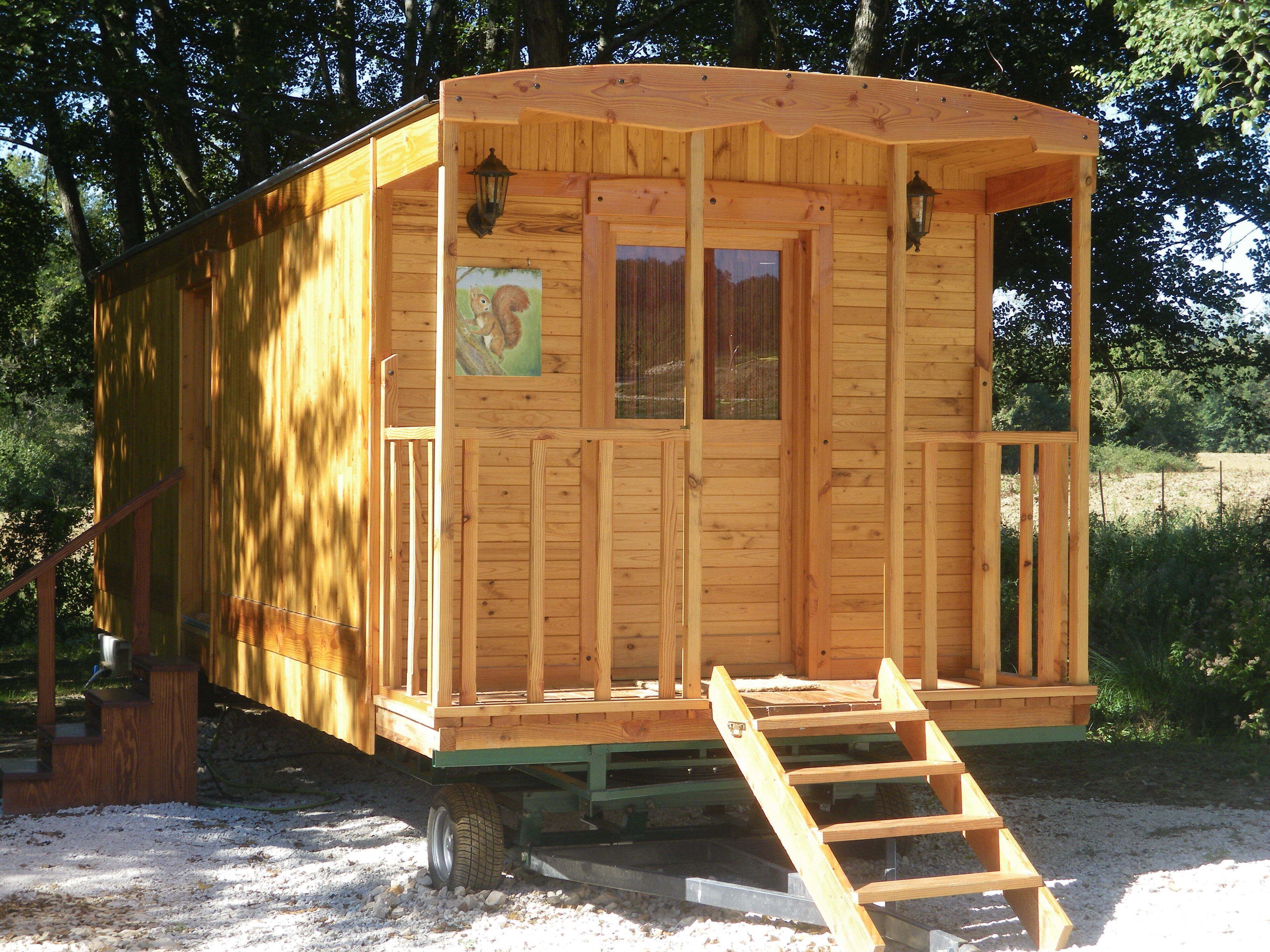 Ecureuil, a zen trailer for an unusual stay in the countryside