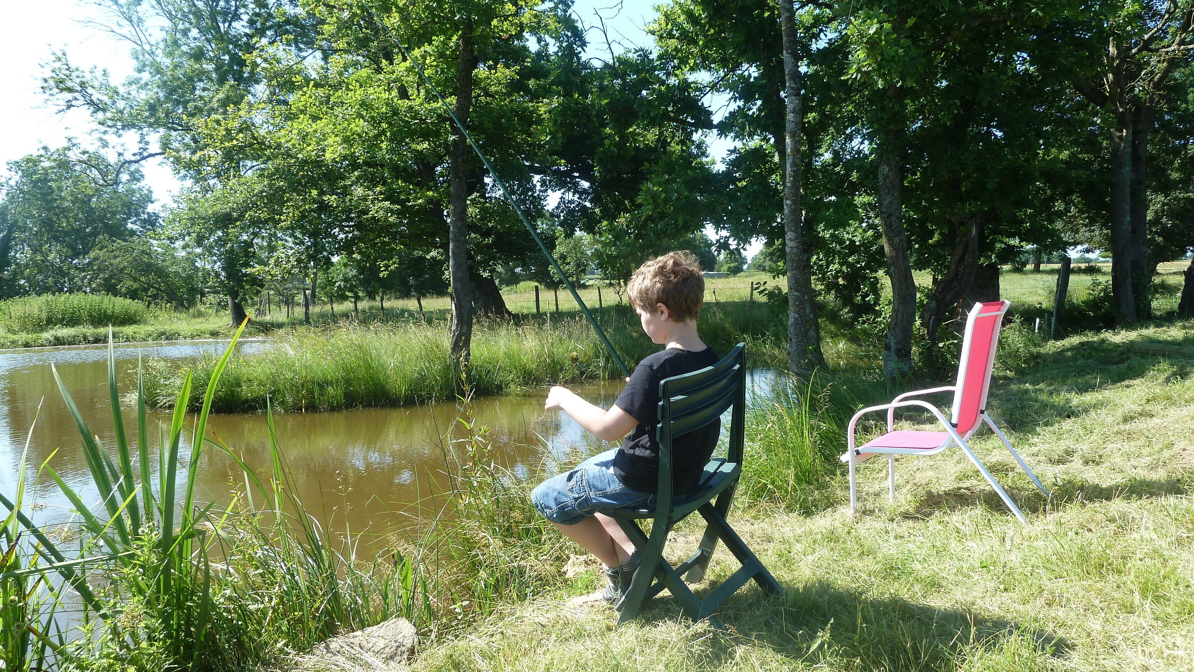 Notre petit étang de pêche