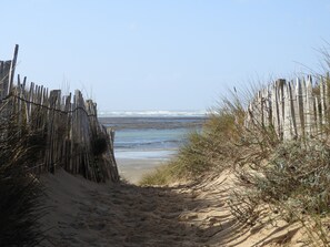 Beach nearby, sun-loungers