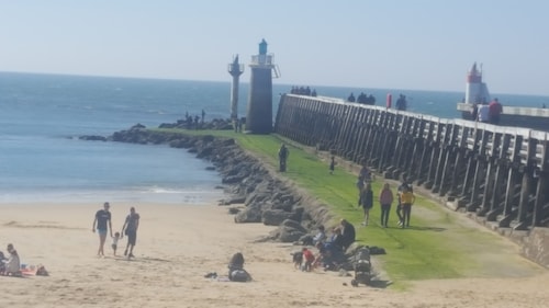 House 800 m from the beach, south and north facing garden. 1-star house