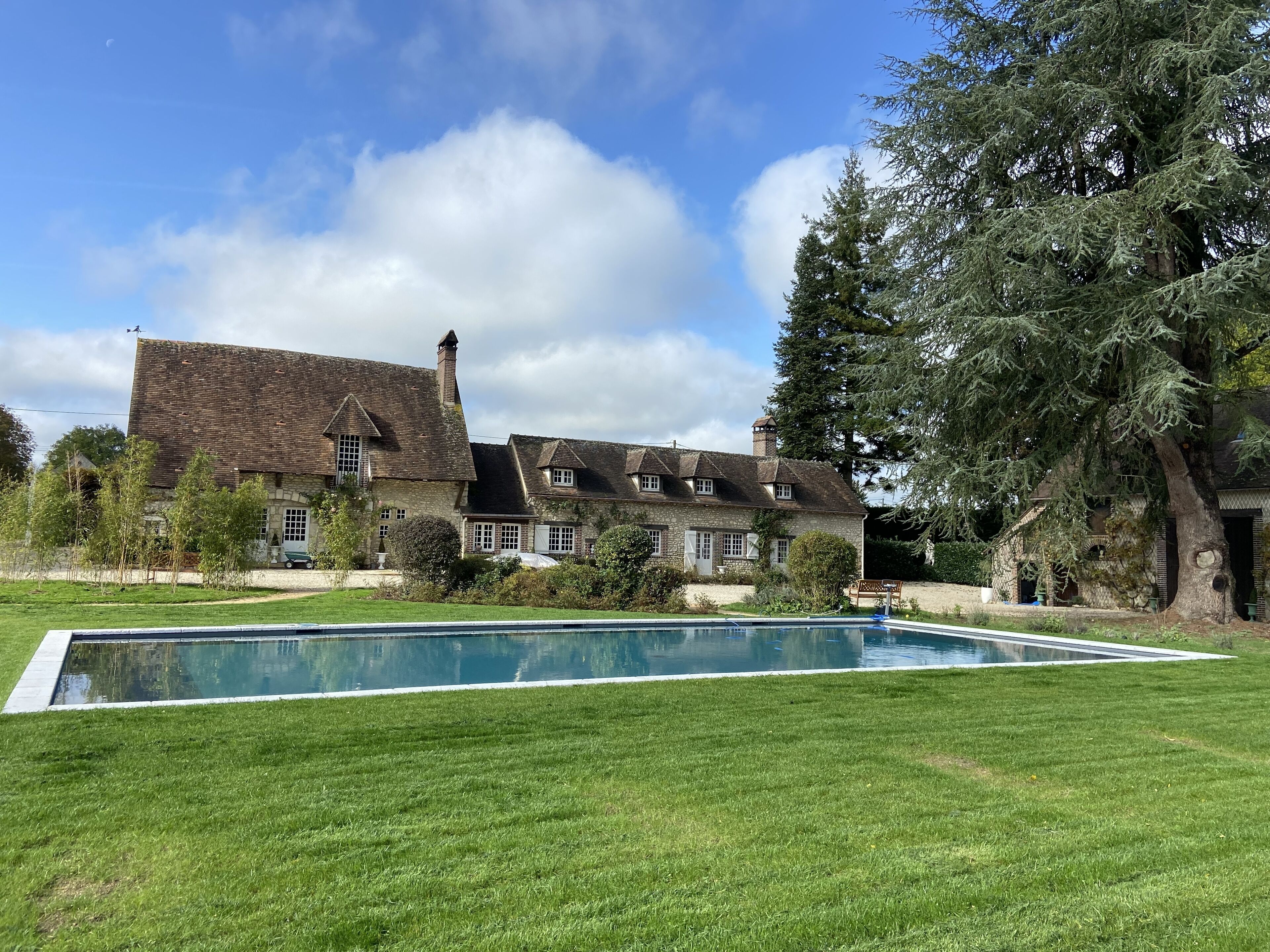 Piscine extérieure, piscine chauffée