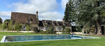 Country house with swimming pool on the Briare canal 1h15 from Paris- 16 per