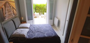 2 chambres, fer et planche à repasser, lit parapluie, Wi-Fi gratuit