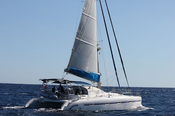 Image of Catamaran cruise with skipper and hostess 