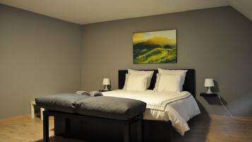 4 chambres, fer et planche à repasser, Wi-Fi gratuit, draps fournis