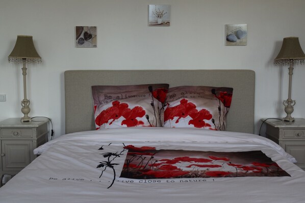 5 chambres, Wi-Fi, literie fournie