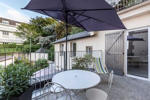 Outdoor dining - Résidence Les Muguets - Apartment 1st floor (Villers-sur-Mer)