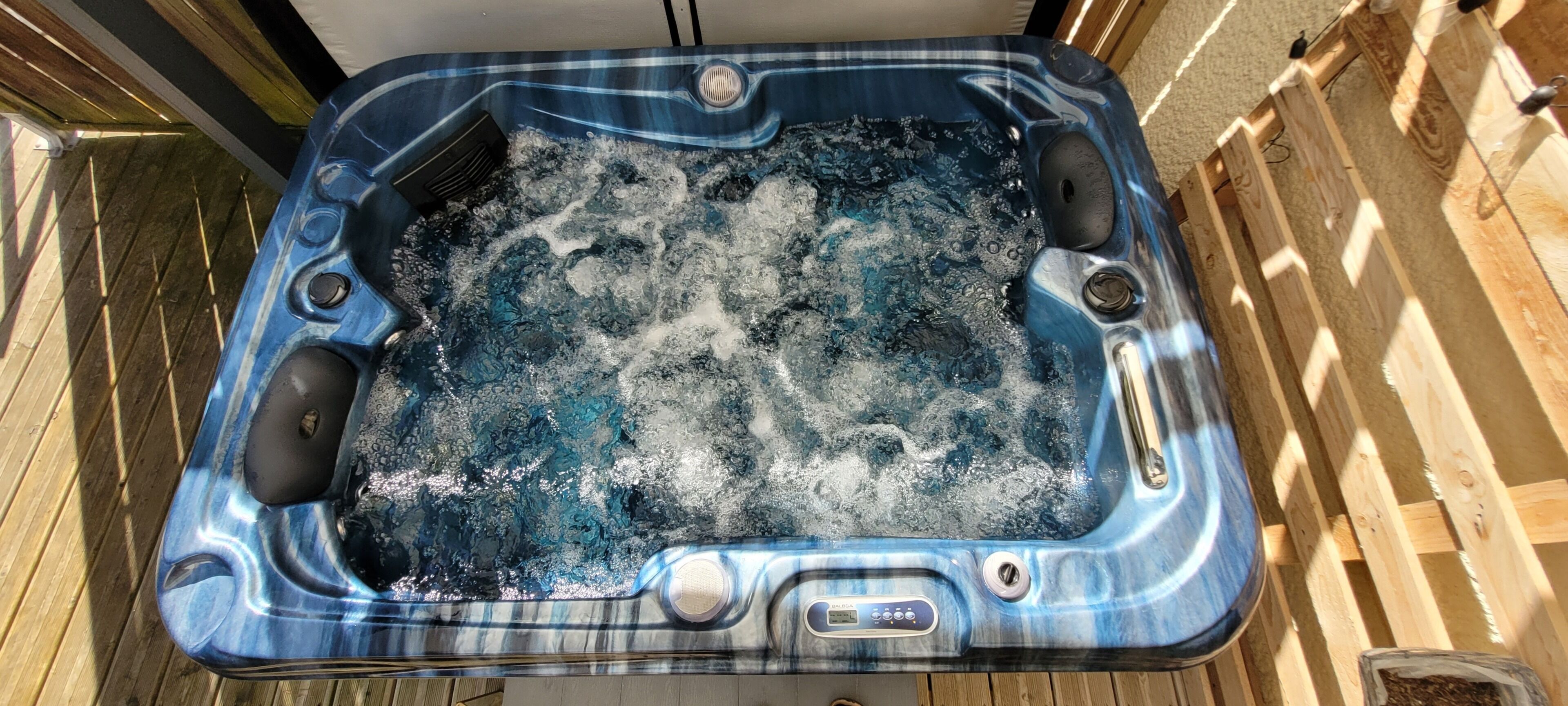 Bain à remous extérieur