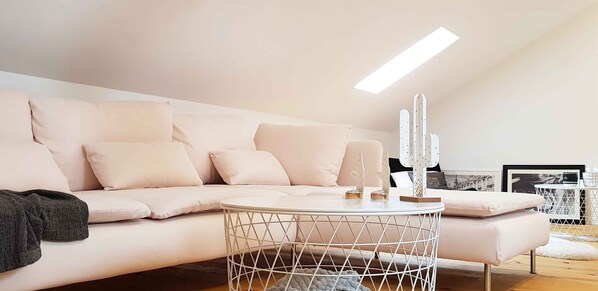 TV, foosball, table tennis, books