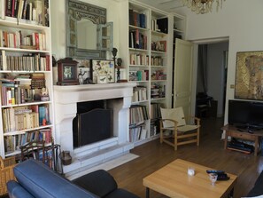 Smart TV, fireplace, DVD player, ping pong